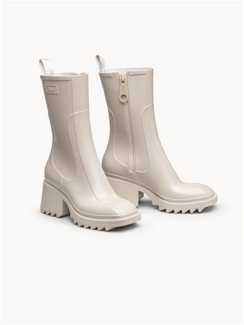 chloe leather boots|chloe rain boots.